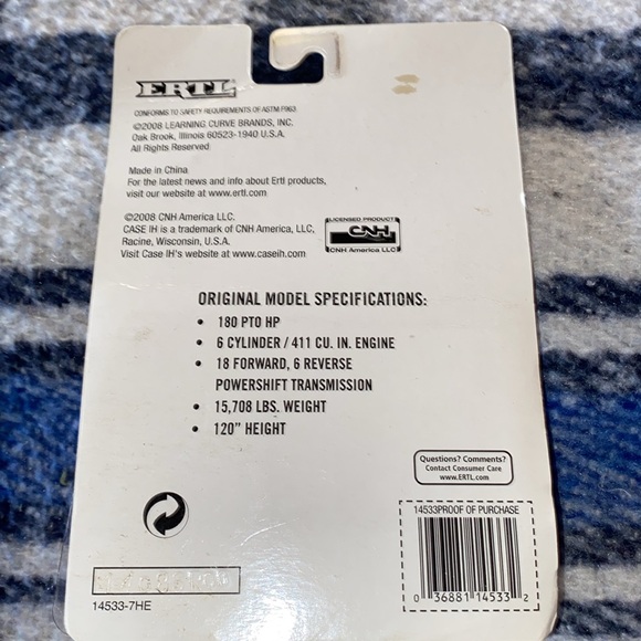 ERTL Case Puma 210 Tractor. 1/64 scale. Sealed. - Picture 6 of 7